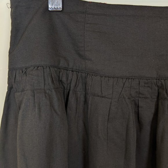 EDC by Esprit Brown Low Waist Embroidered Skirt with decorated stones Size 7 - Picture 12 of 17